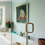 Master Bathroom, West Stockbridge, MA - Designer: Pentimento