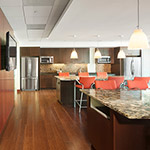 Office space, kitchen, Wellesley, MA - Architect: LaFreniere Architects